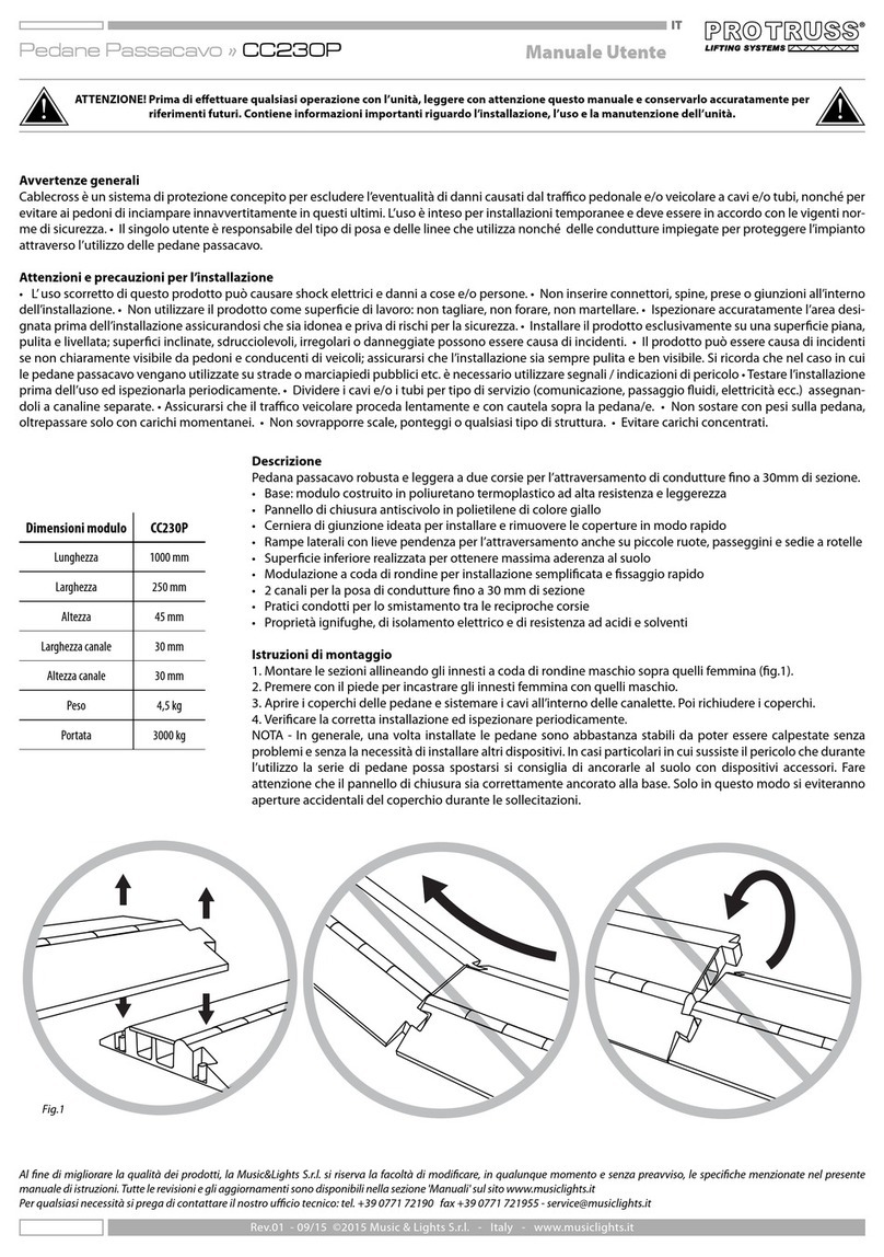 PROTRUSS CC230P user manual