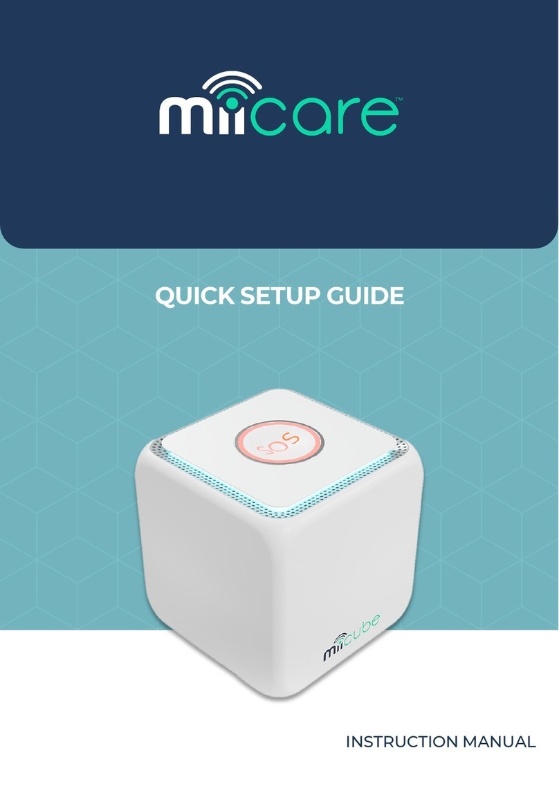 miicare miicube Quick setup guide