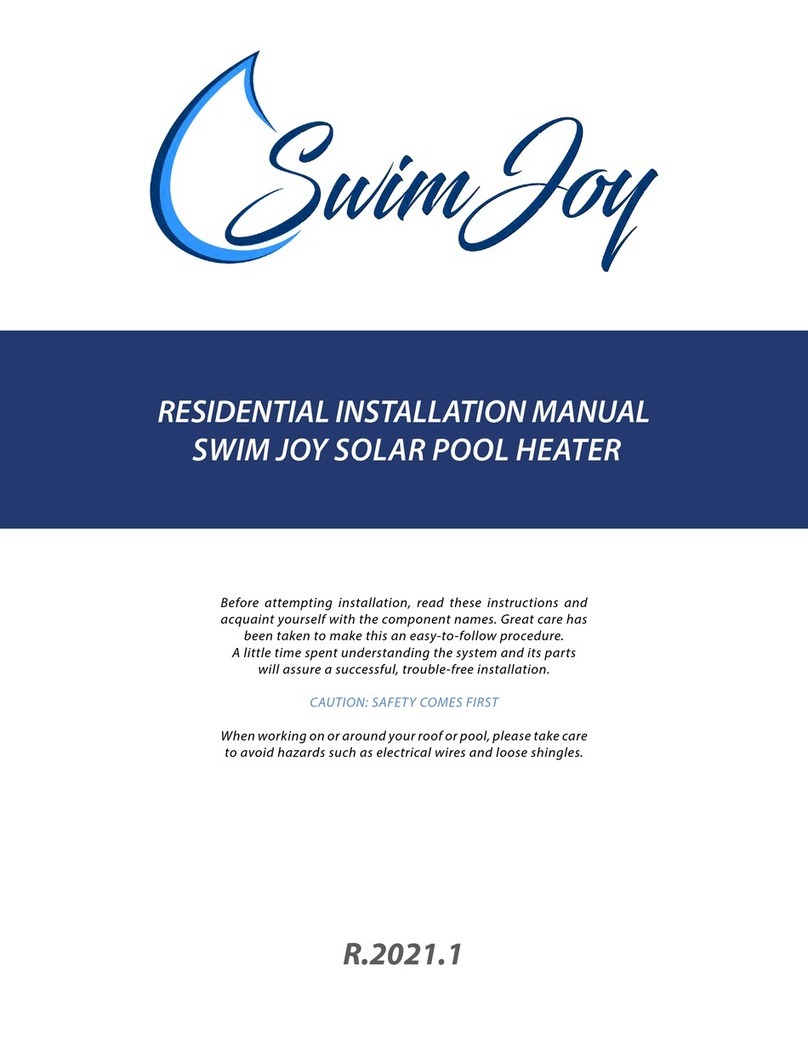 Swim Joy 2-1100-008 installation manual