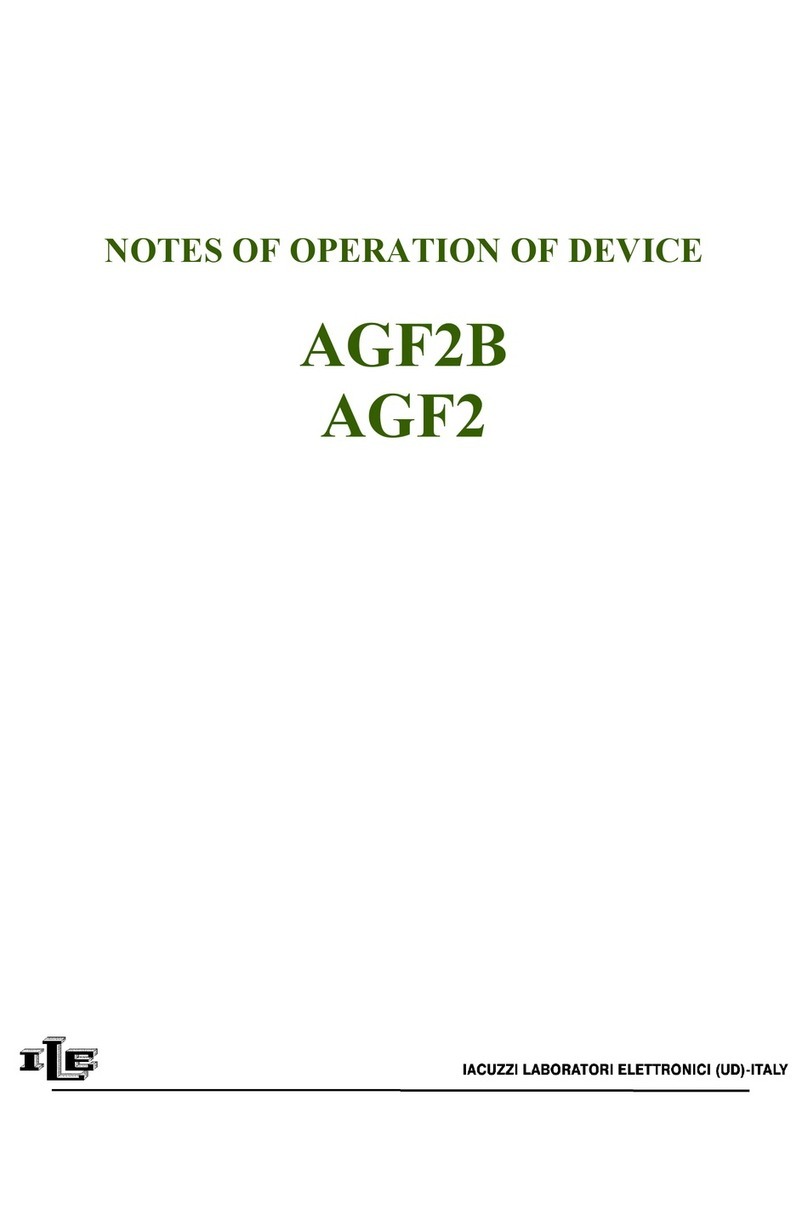 ILE AGF2B User manual