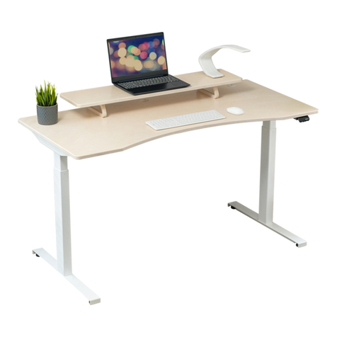 The Ensign's BALTIC Adjustable Height Standing Desk installation manual