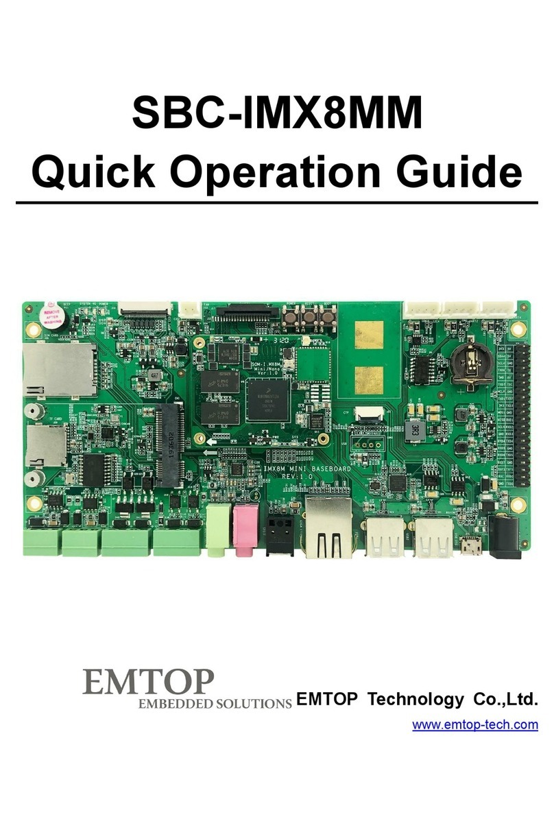 EMTOP SBC-IMX8MM Quick operation guide