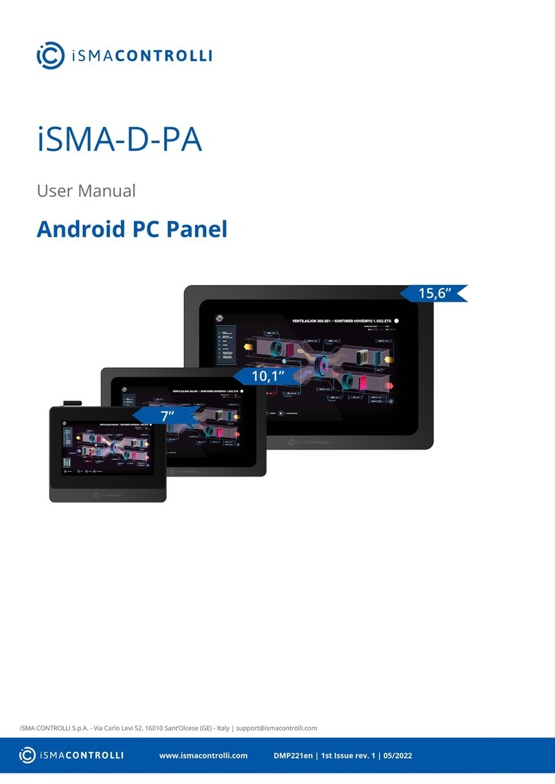 iSMA CONTROLLI D-PA user manual