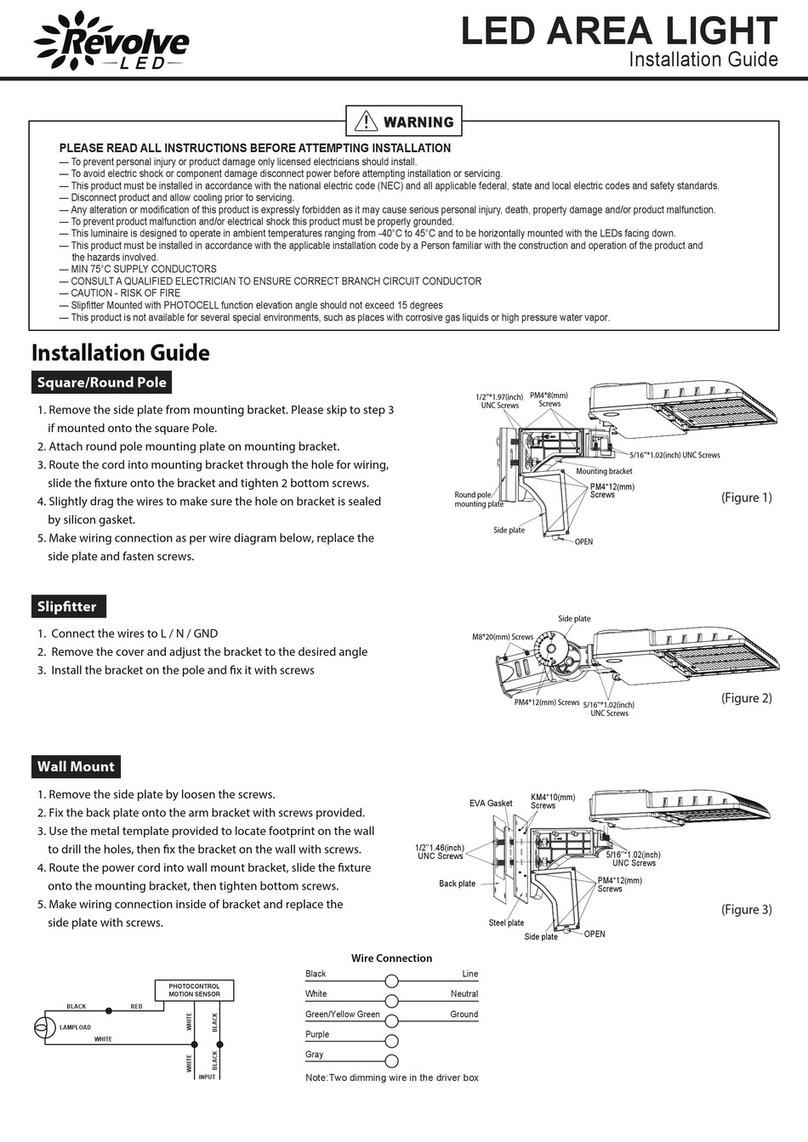 Revolve LED AL04 installation guide