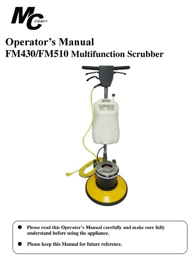 MC Clean+ FM430 Operator's manual