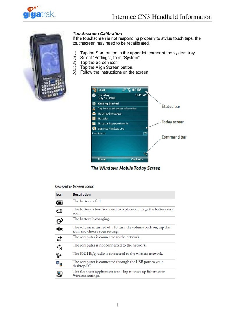gigatrak Intermec CN3 manual