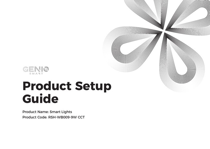 GENIO SMART RSH-WB009-9W Setup guide