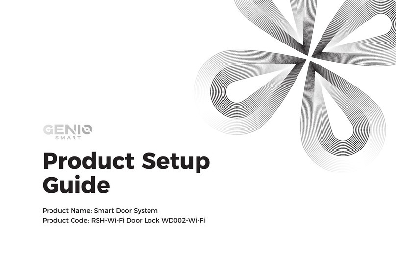 GENIO SMART RSH-Wi-Fi User manual