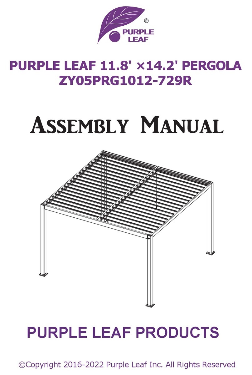 PURPLE LEAF ZY05PRG1012-729R Assembly manual PURPLE LEAF ZY05PRG1012-729R Assembly manual