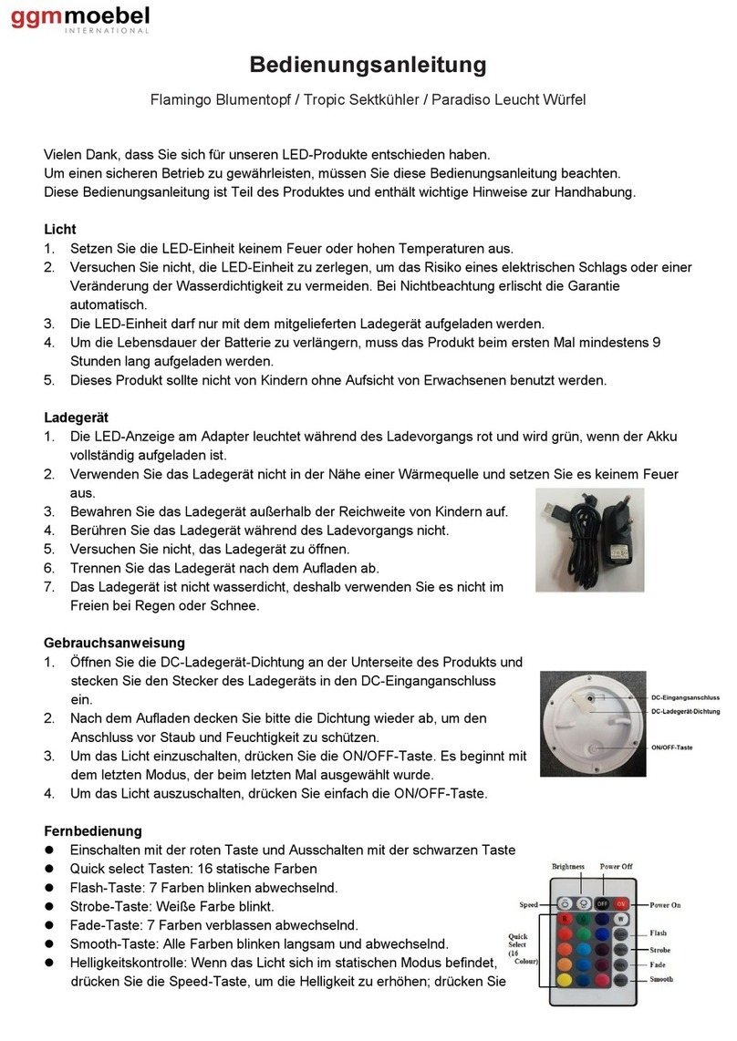 ggm moebel INTERNATIONAL Flamingo instruction manual ggm moebel INTERNATIONAL Flamingo instruction manual