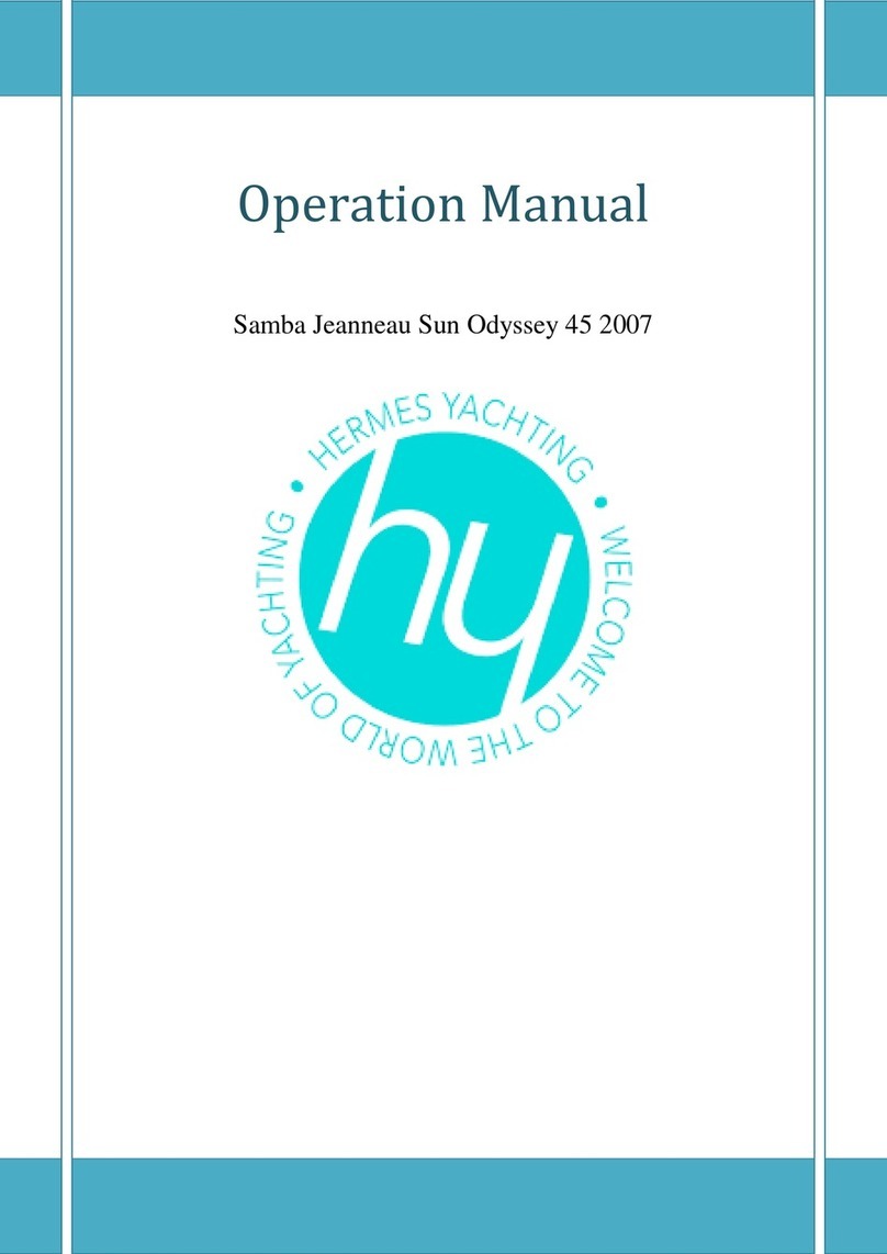 Hermes Yachting Samba Jeanneau Sun Odyssey 45 2007 Operation manual
