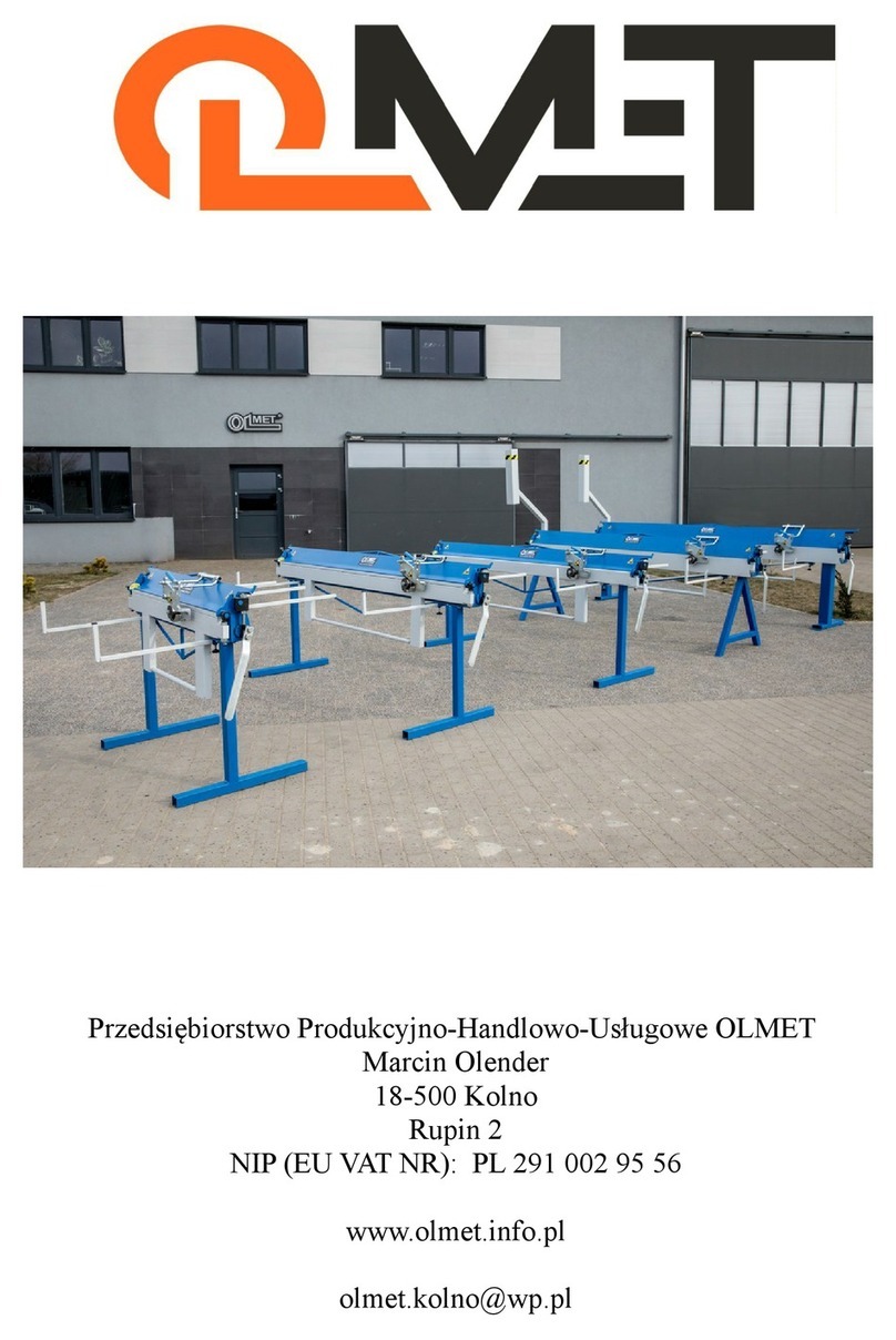 OLMET Z20x2200 User manual
