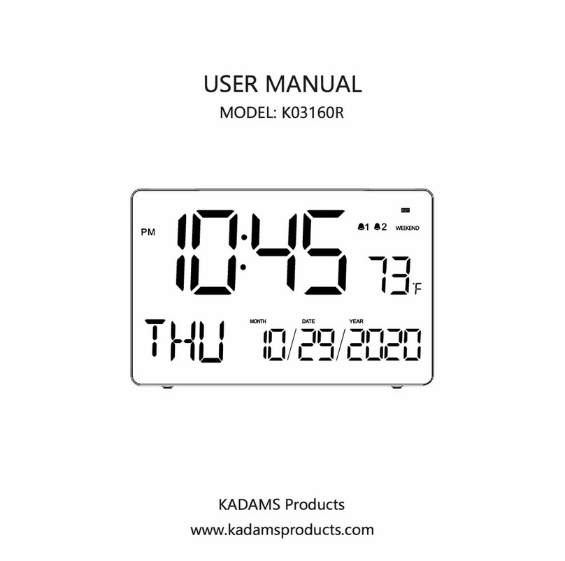 KADAMS K03160R User manual