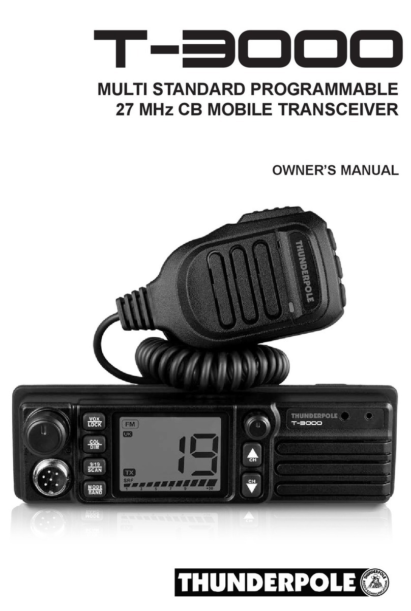 THUNDERPOLE T-3000 owner's manual
