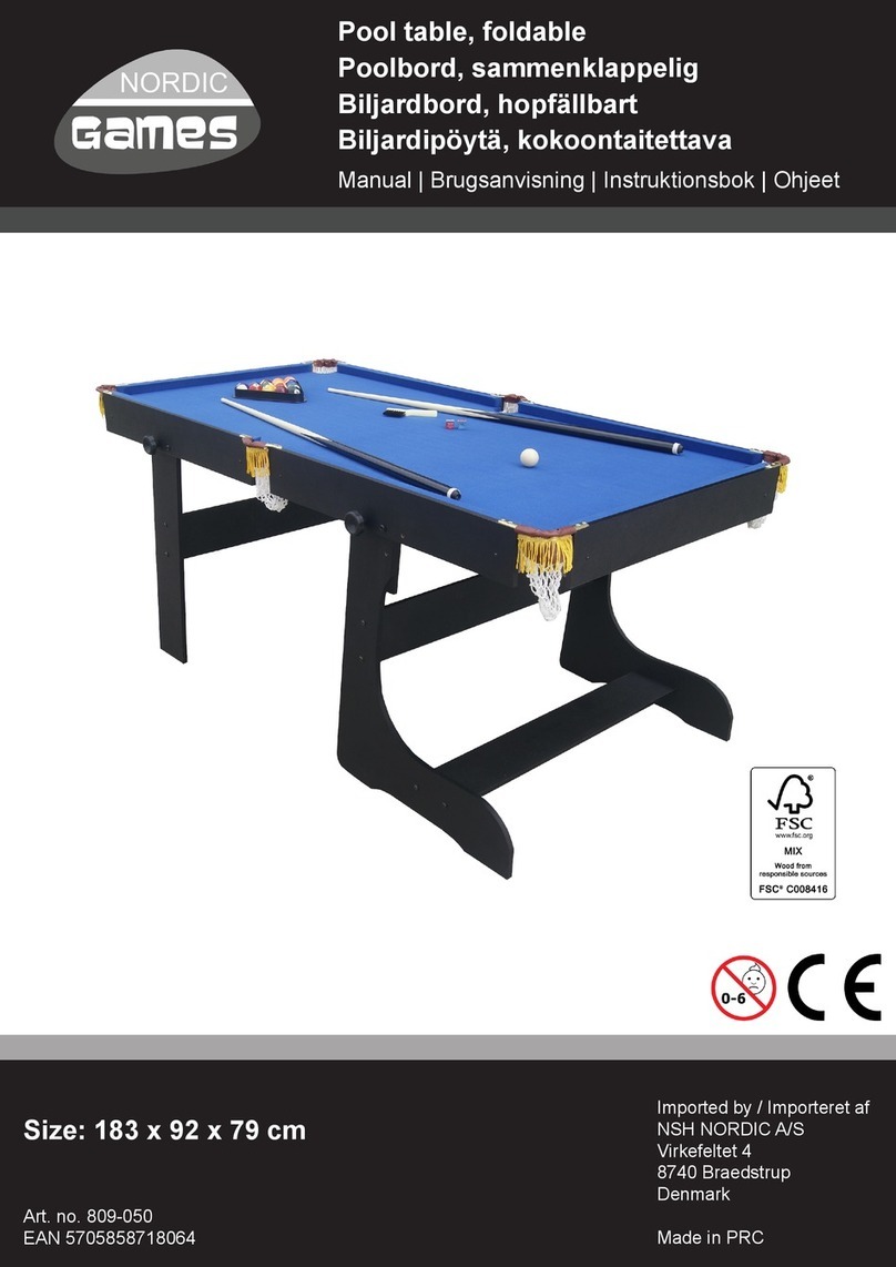 NORDIC GAMES 809-050 manual NORDIC GAMES 809-050 manual