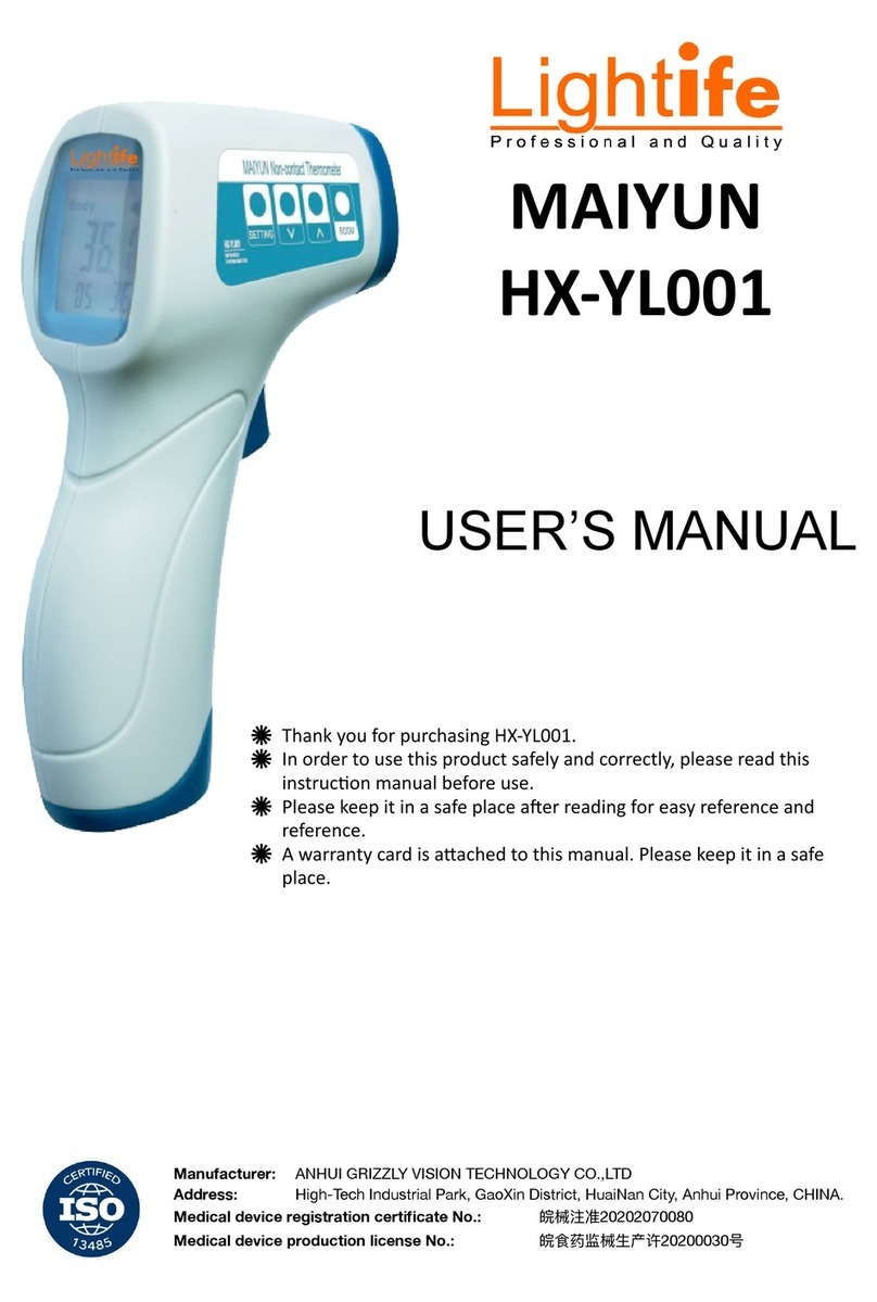 Lightife MAIYUN HX-YL001 user manual
