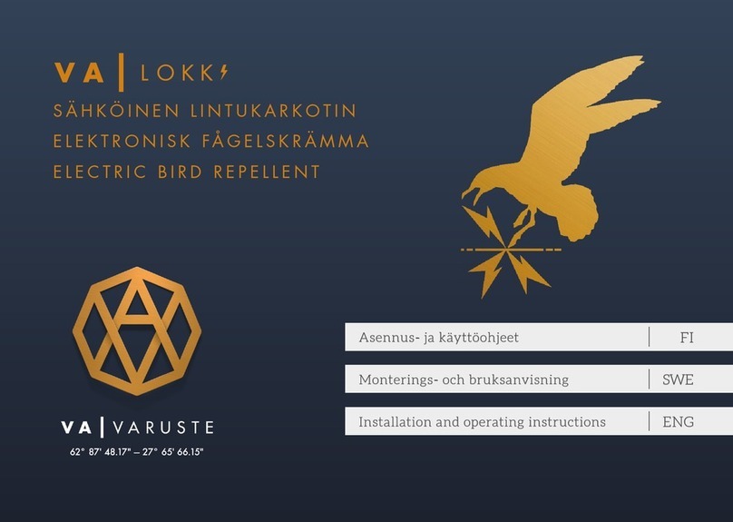 VA-Varuste VA-Lokki Installation and operating instructions