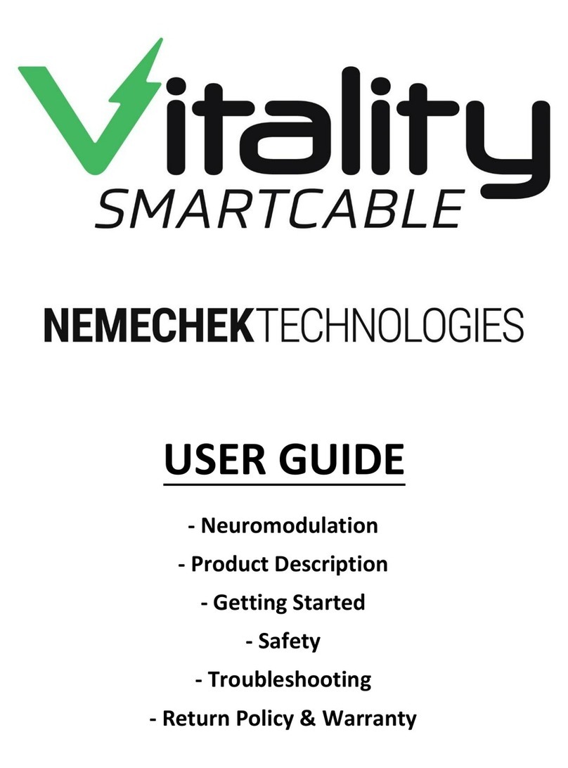NEMECHEK TECHNOLOGIES Vitality SMARTCABLE User manual