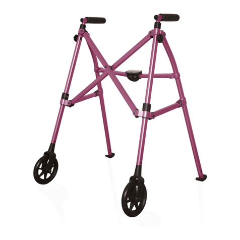 ABLE LIFE SPACE SAVER WALKER manual