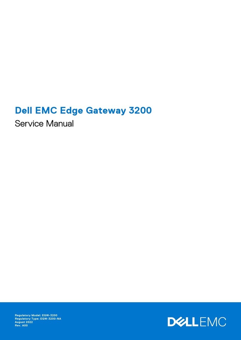 Dell EMC Edge Gateway 3200 User manual