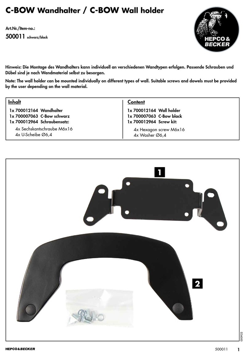 hepco & becker C-BOW 500011 User manual