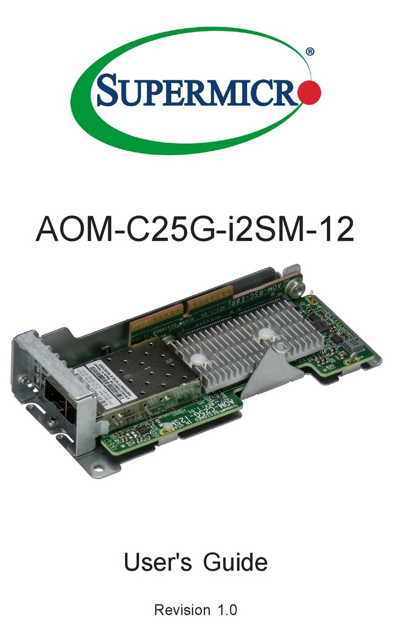 Supermicro AOM-C25G-i2SM-12 User manual