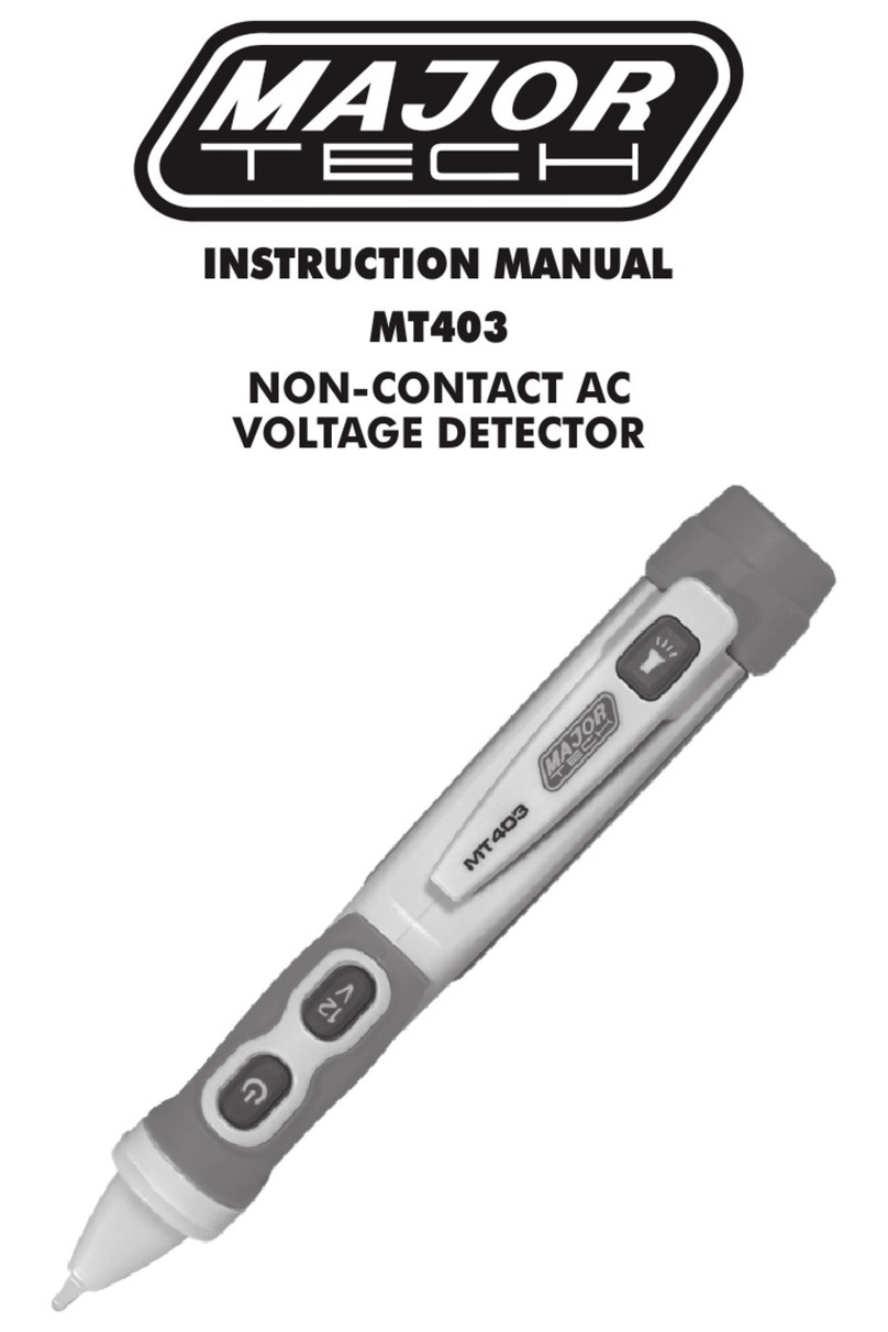 Major tech MT403 instruction manual