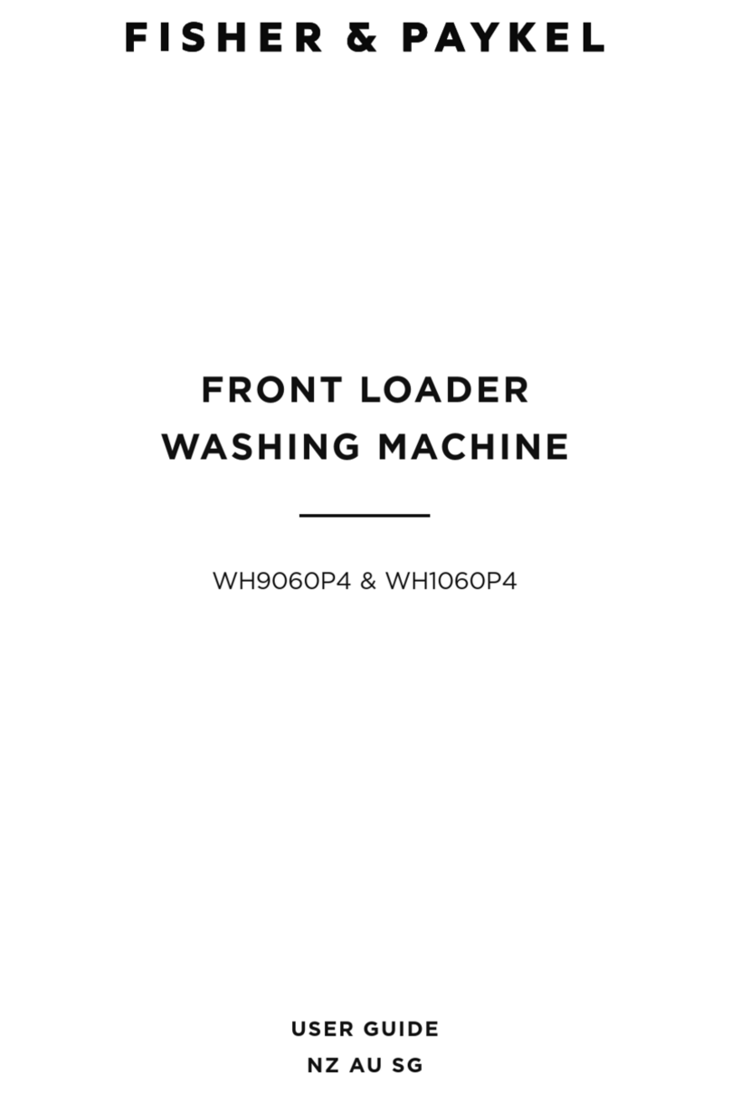 Fisher & Paykel WH9060P4 User manual Fisher & Paykel WH9060P4 User manual