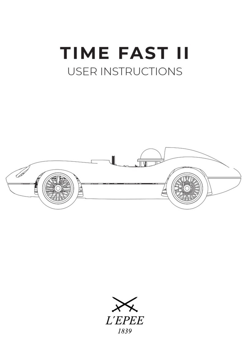 L’EPEE 1839 TIME FAST II User manual