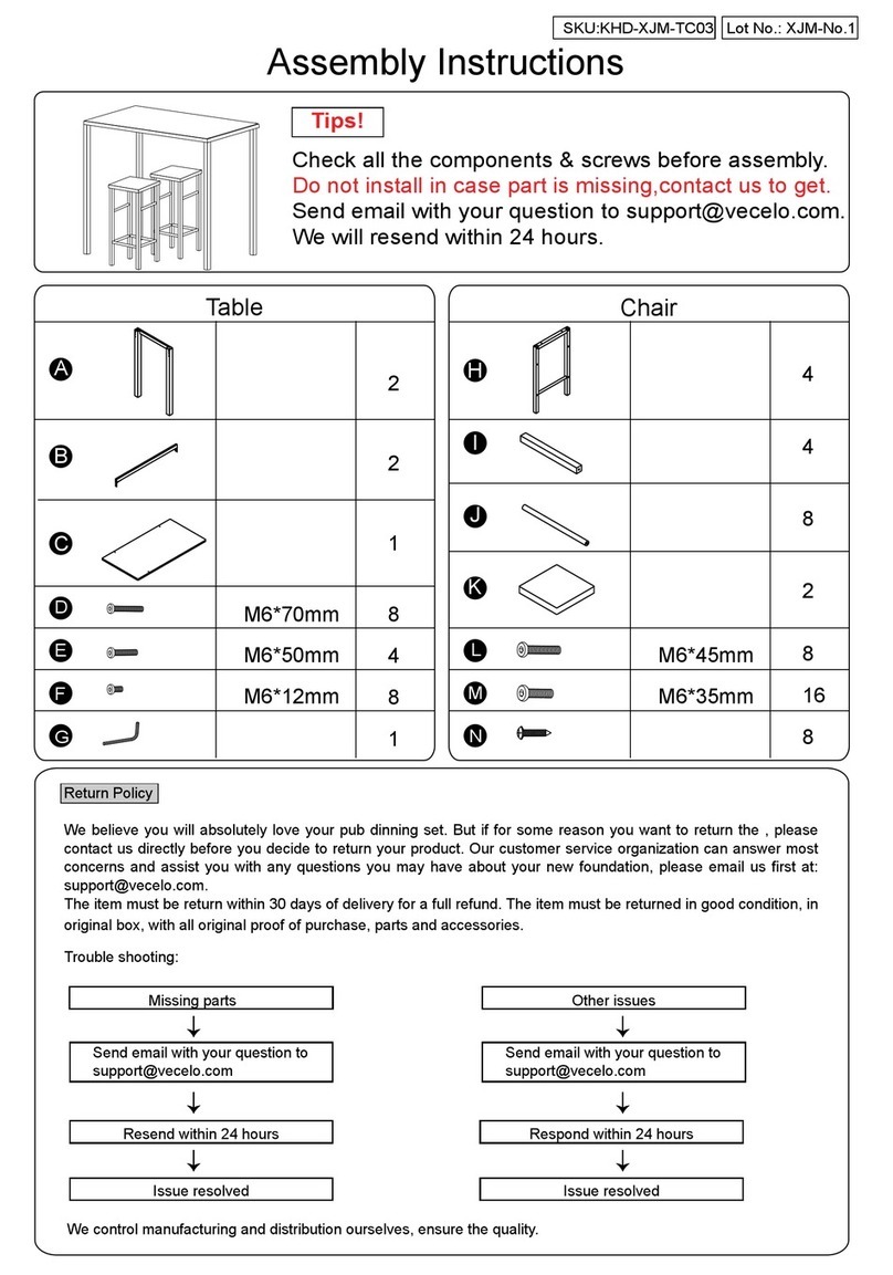 VECELO KHD-XJM-TC03 User manual VECELO KHD-XJM-TC03 User manual