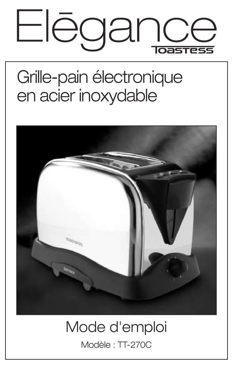 Toastess Elegance TT-270C Instruction booklet