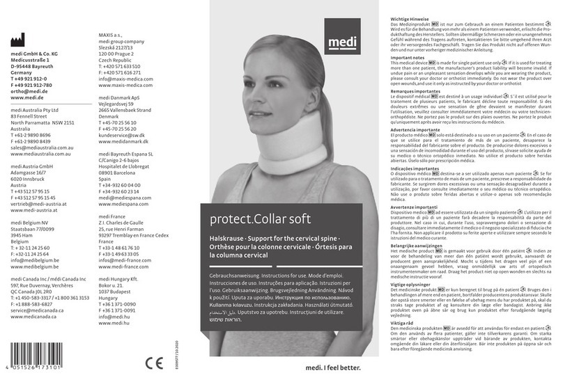 medi protect.Collar soft User manual