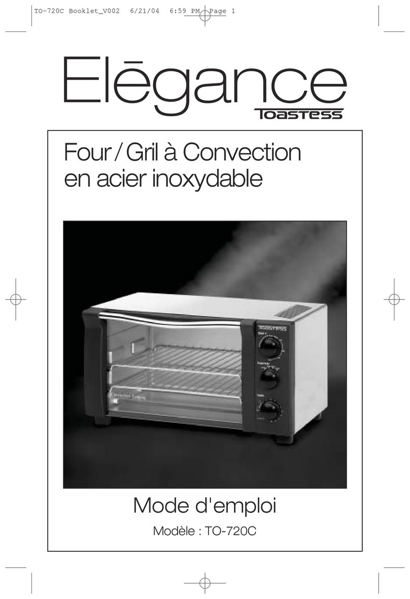 Toastess Elegance TO-720C User manual