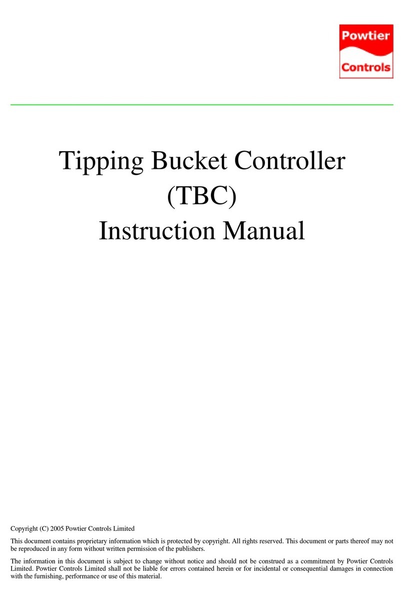Powtier Controls TBC instruction manual