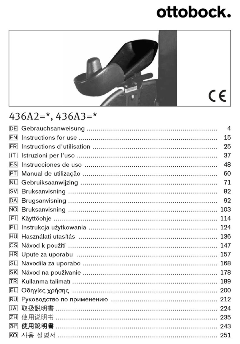 Otto Bock 436A2 Series User manual Otto Bock 436A2 Series User manual