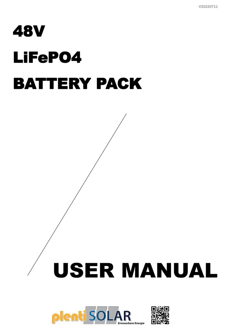 plenti SOLAR PS5KWBATTERYPACK user manual
