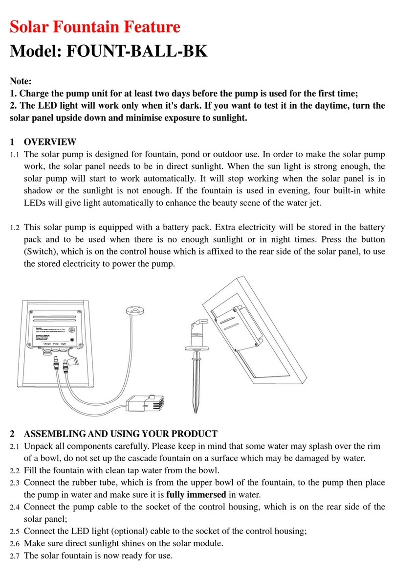 Gardeon FOUNT-BALL-BK manual
