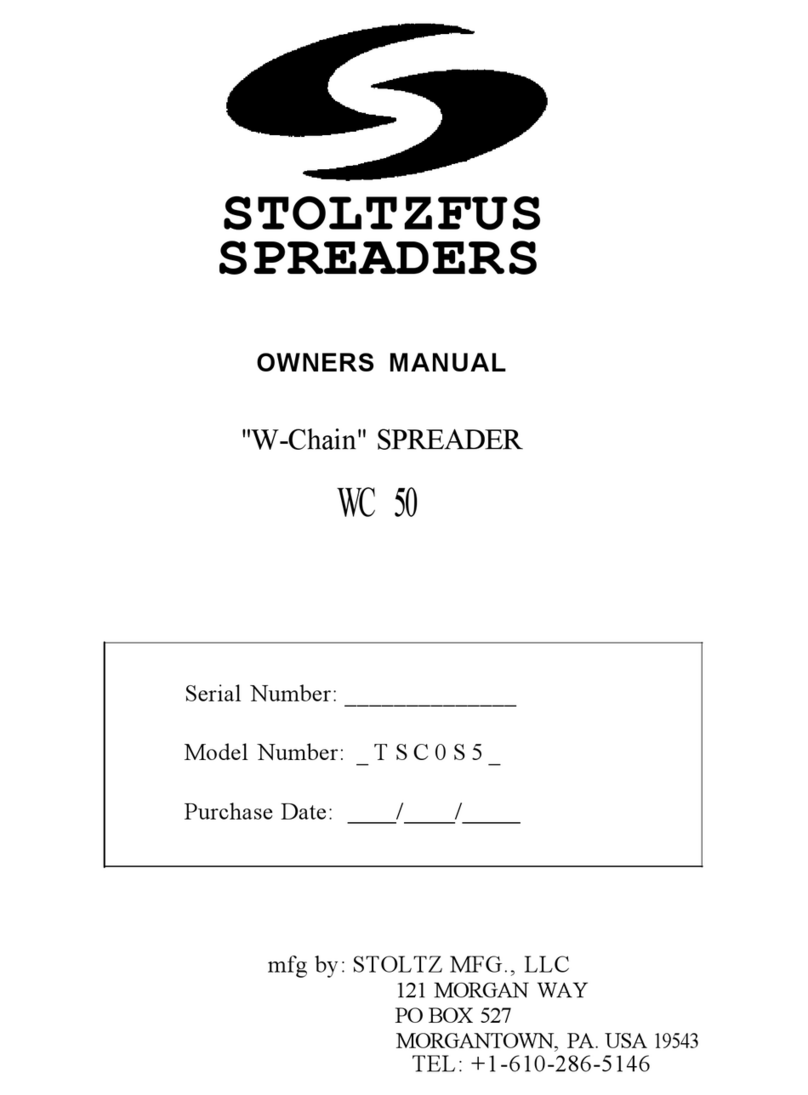 STOLTZFUS SPREADERS WC 50 owner's manual STOLTZFUS SPREADERS WC 50 owner's manual