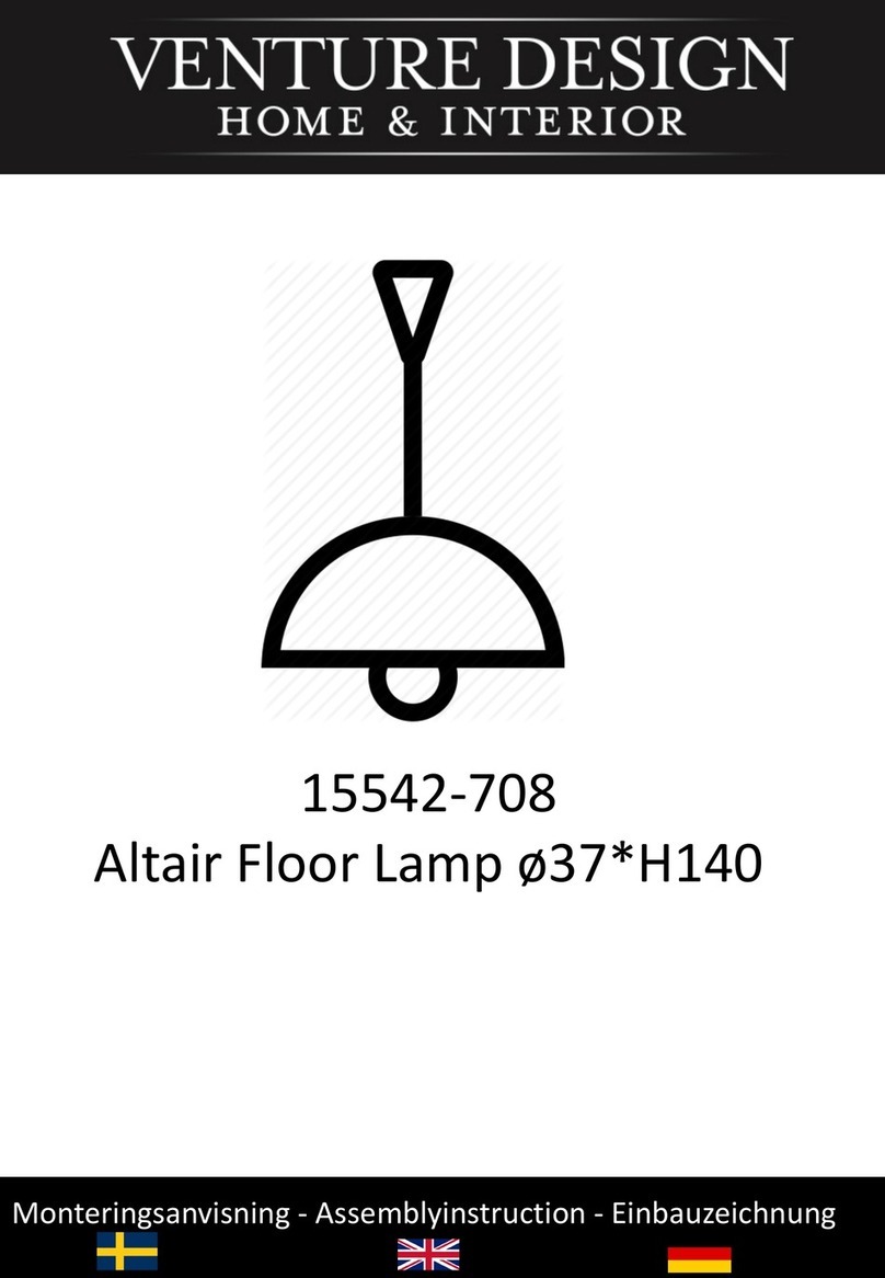 VENTURE DESIGN Altair Assembly instructions VENTURE DESIGN Altair Assembly instructions