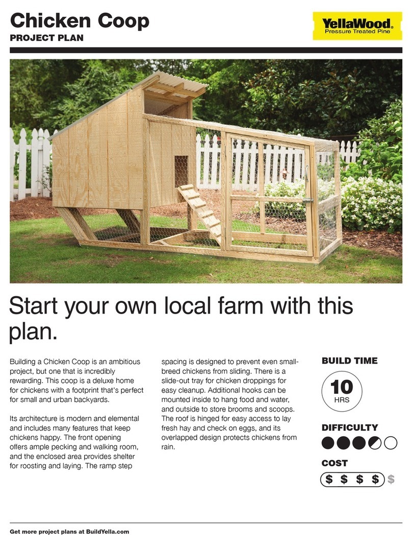 YellaWood Chicken Coop manual