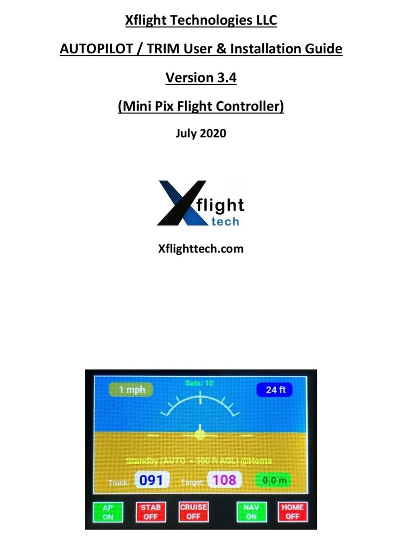 Xflighttech AUTOPILOT / TRIM User's installation guide