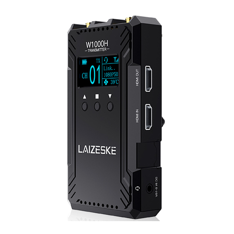 LAIZESKE W1000H user manual