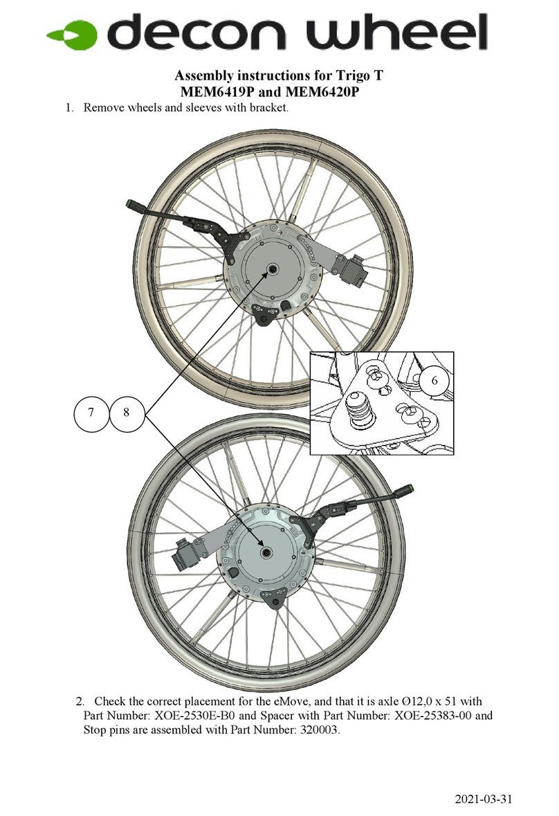 Decon wheel MEM6419P User manual Decon wheel MEM6419P User manual