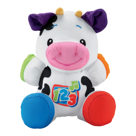 Fisher-Price Laugh & Learn Cow instruction sheet