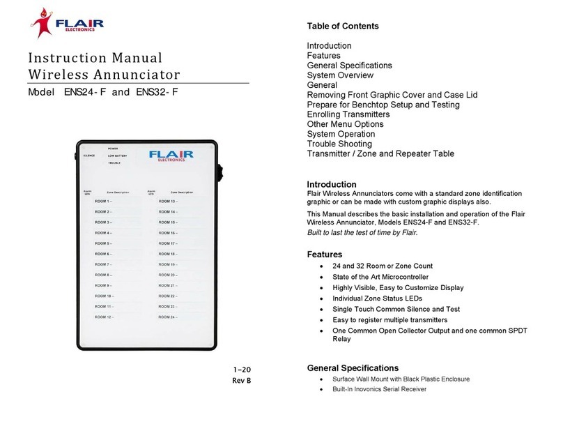 Flair Electronics ENS24-F instruction manual Flair Electronics ENS24-F instruction manual