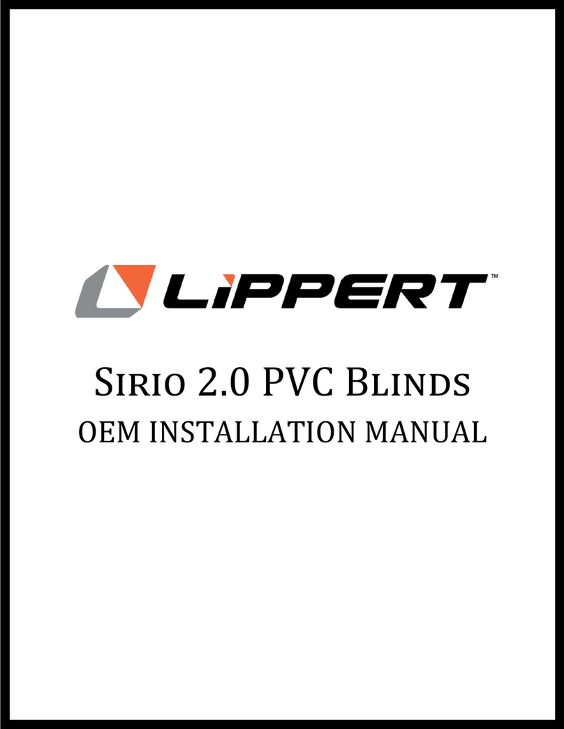 Lippert Sirio 2.0 PVC OEM INSTALLATION MANUAL