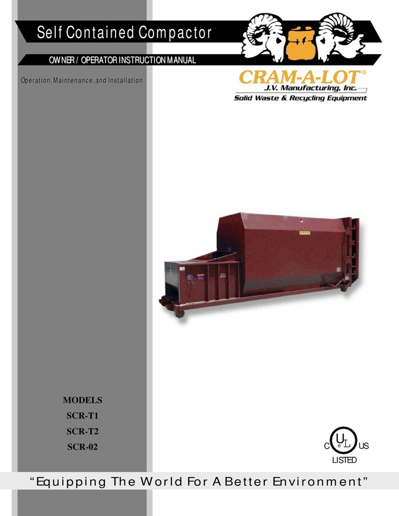 CRAM-A-LOT SCR-T1 Operator's instruction manual