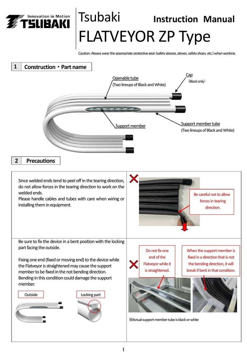 Tsubaki FLATVEYOR ZP User manual