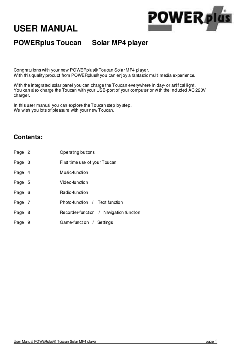 Powerplus Toucan user manual