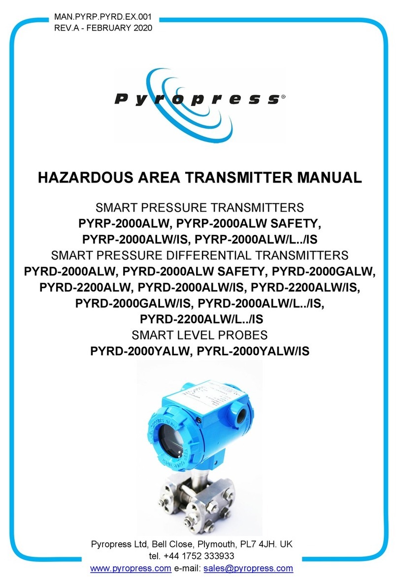 Pyropress PYRP-2000ALW manual